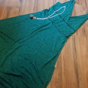 Large green dress